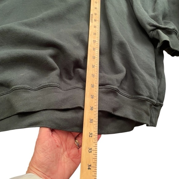 Vintage Lake Matley Hunter Green Animal Embroidered Sweatshirt Size 2XL - Picture 5 of 11